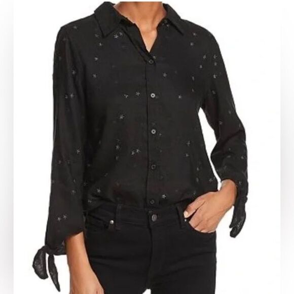 Rails Robyn star Embroidered Button Down Top. Medium - Picture 1 of 8